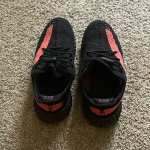 boys adidas SPLY 350 red and black shoes
